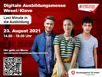 Digitale Ausbildungsmesse Wesel / Kleve