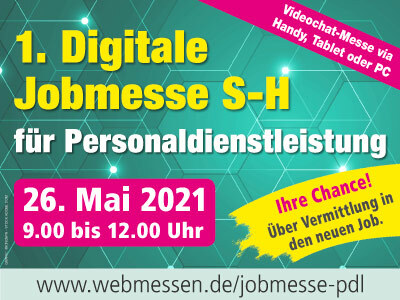 1. Digitale Jobmesse S-H für Personaldienstleistung