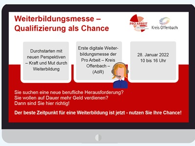 Weiterbildungsmesse - Qualifizierung als Chance