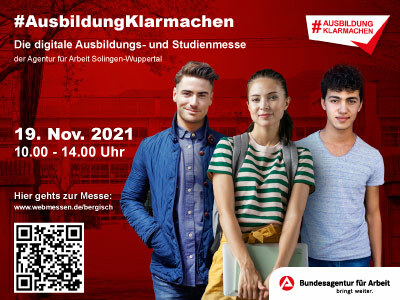 #Ausbildungklarmachen - Die digitale Ausbildungs- und Studienmesse