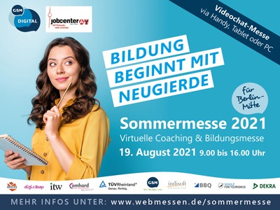 Sommermesse 2021 - Virtuelle Coaching- & Bildungsmesse