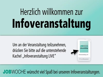 Informationsveranstaltungen der Jobwoche