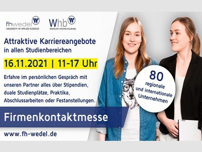 Firmenkontaktmesse der FH Wedel